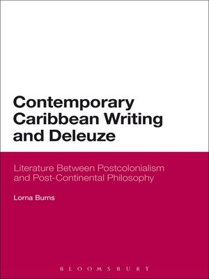 cover image of Contemporary Caribbean Writing and Deleuze